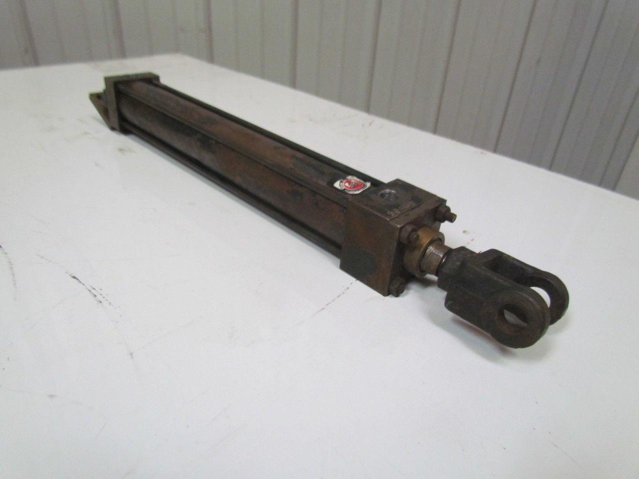 Atlas Parker 508150 HD cylinder 14"STRK 2" bore clevis mnt w/rod end clevis