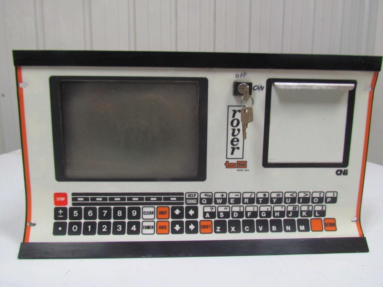 Biesse Rover CNC Operator interface control panel w/display disc reader