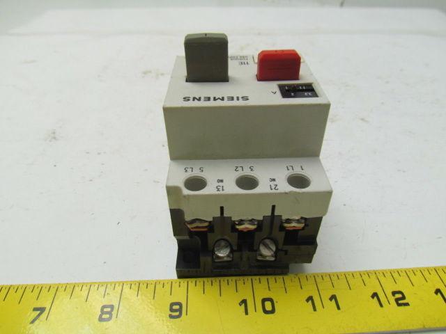 Siemens 3VE1015-8HU00 Motor protector starter 2-3.2Amp 3 pole 660V