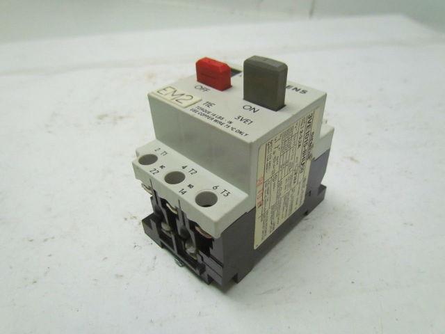 Siemens 3VE1015-8HU00 Motor protector starter 2-3.2Amp 3 pole 660V