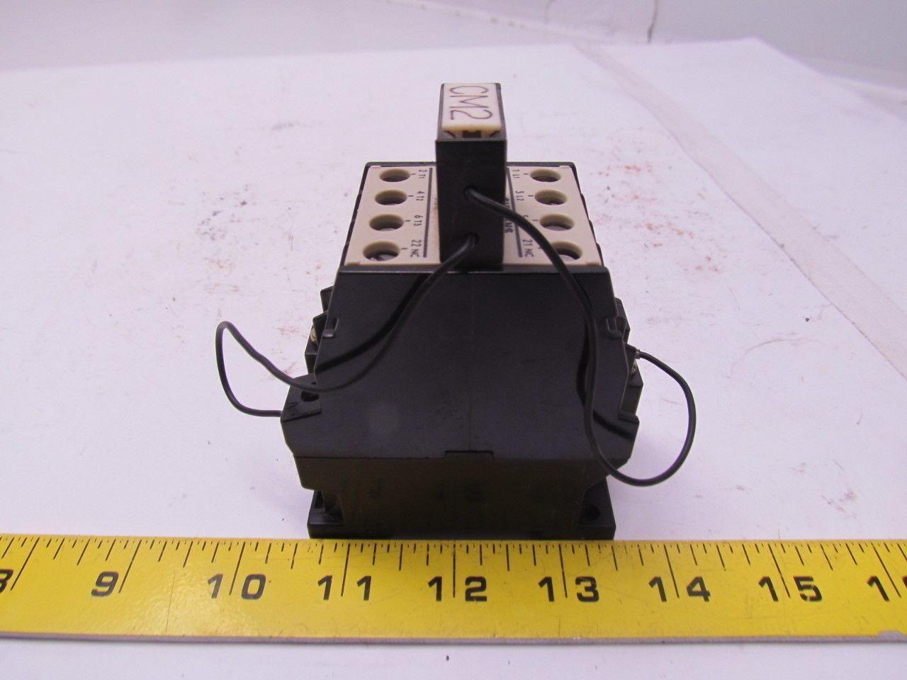 Siemens 3TB41 11-0A 20A 600V 10HP coil contactor biesse rover starter