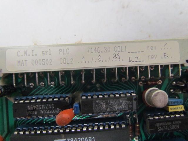 Biesse Rover CNI SR1 PLC 7146.30 PLC circuit board from functional mach