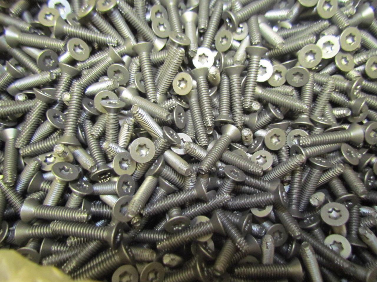 1/4-20x1-1/4" screw Flat head torx machine screw blk PHS lot of 26lbs