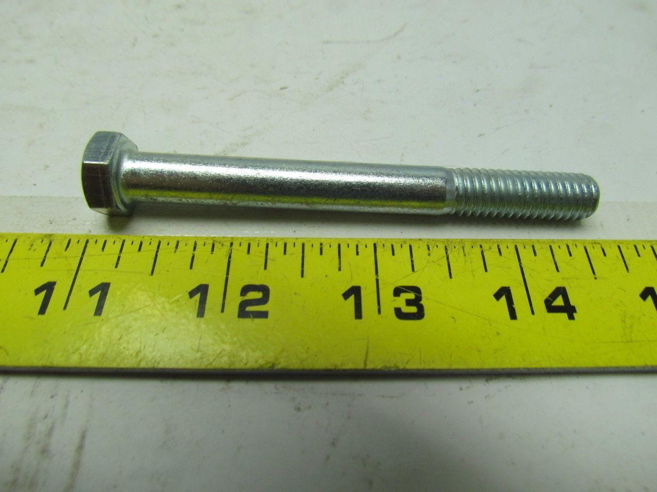 3/8"-16x3-1/2" Grade 5 hex bolt zinc plate screw lot of 45Lbs