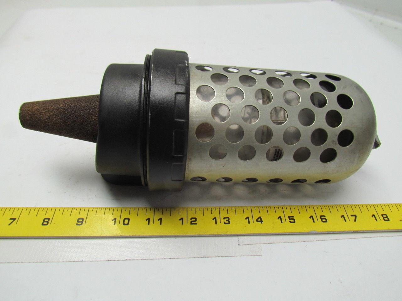 Master Pneumatic MRS100-8SG Silencer reclassifier 1" NPT port manual drain