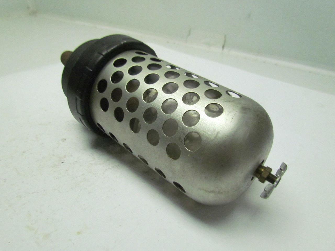 Master Pneumatic MRS100-8SG Silencer reclassifier 1" NPT port manual drain