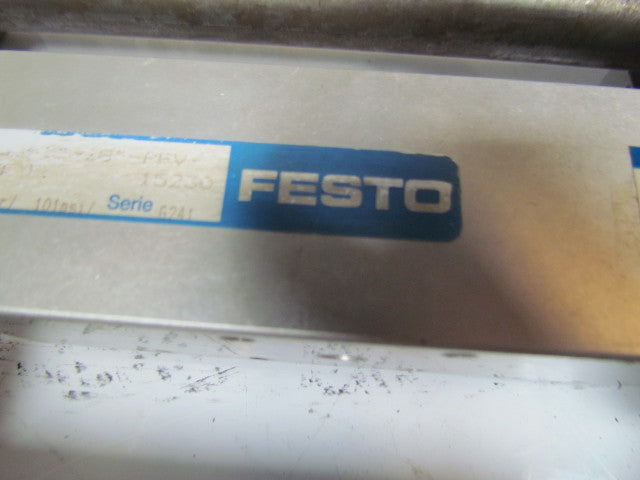 Festo linear stage w/magnetically coupled rodless cylinder w/1" rods
