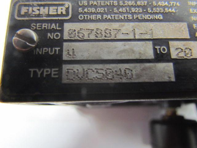 Fisher controls DVC5040 Fieldvue positioner valve for part or repair