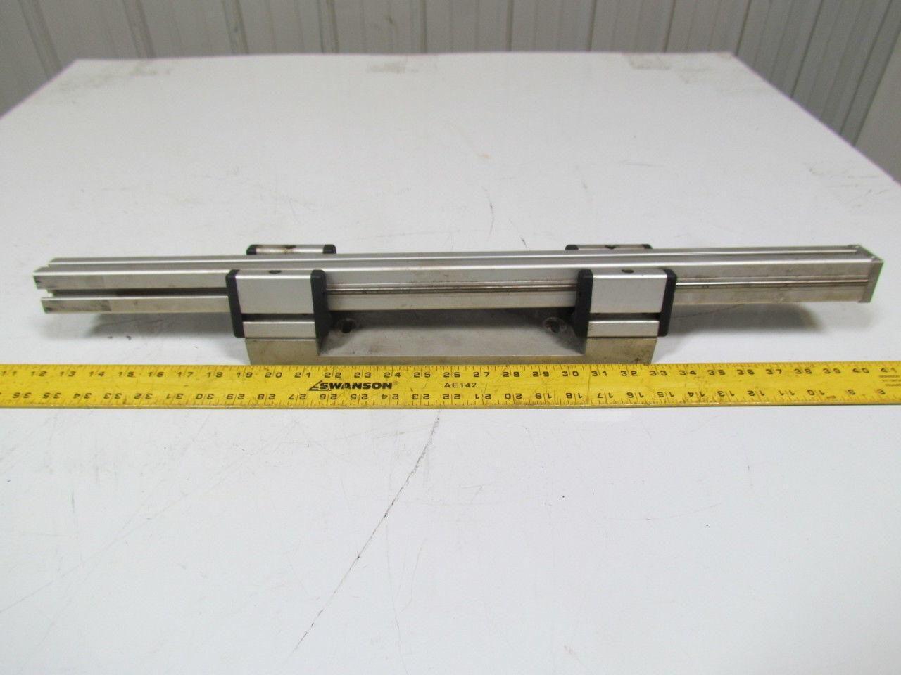 80/20 Inc 40mmx40mm T slotted profile-four open T-slots 28"w/1 endcap