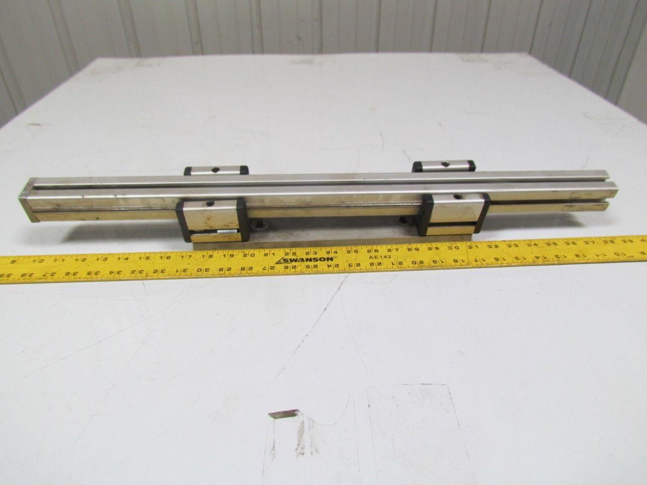 80/20 Inc 40mmx40mm T slotted profile-four open T-slots 28"w/1 endcap
