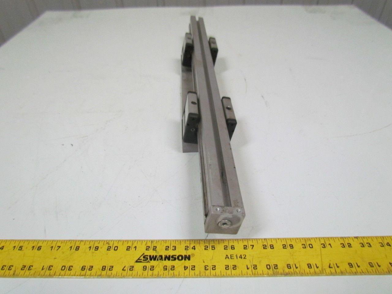 80/20 Inc 40mmx40mm T slotted profile-four open T-slots 28"w/1 endcap