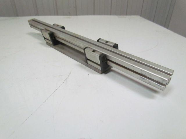 80/20 Inc 40mmx40mm T slotted profile-four open T-slots 28"w/1 endcap