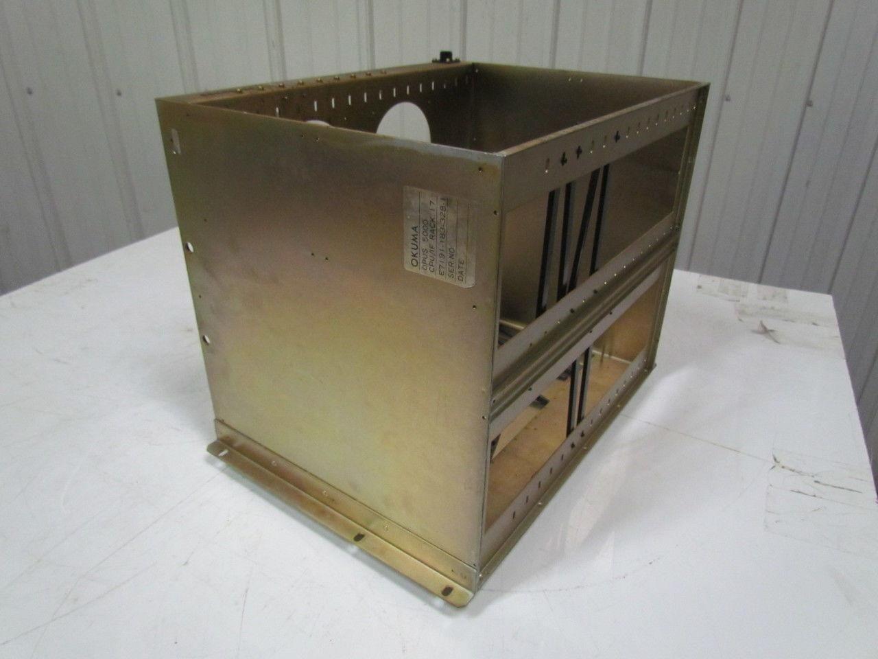 Okuma Opus 5000 CPU/IF Rack 17 E7191-183-328-1 Bare Chassis