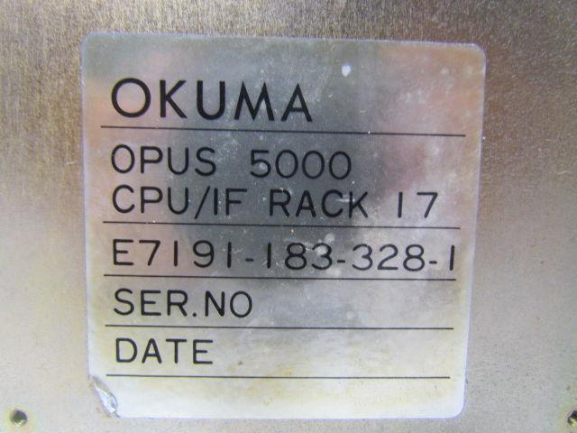 Okuma Opus 5000 CPU/IF Rack 17 E7191-183-328-1 Bare Chassis