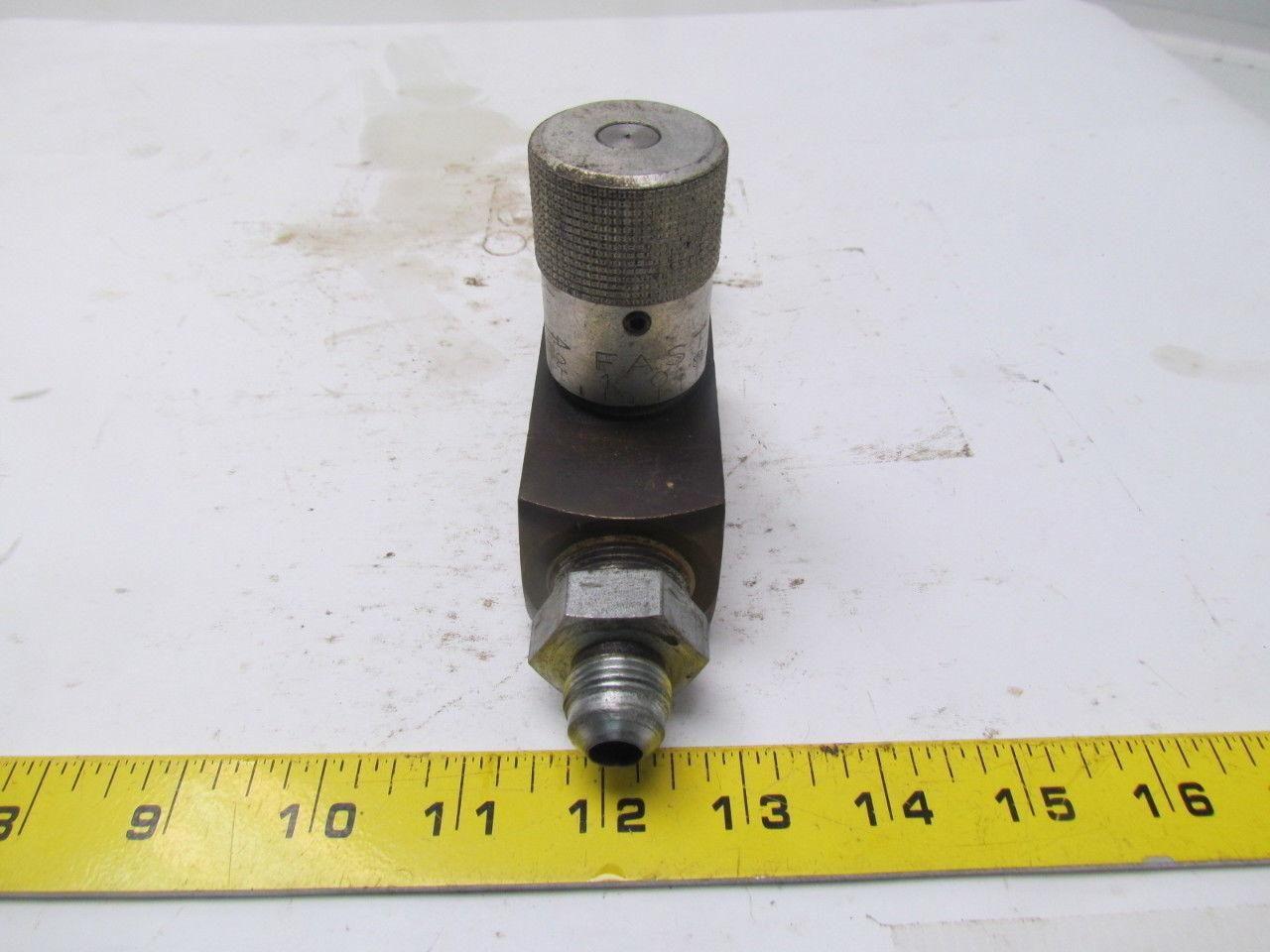 Parker N1200B-11KM Needle valve 25GPM 3/4"NPTF 2000PSI