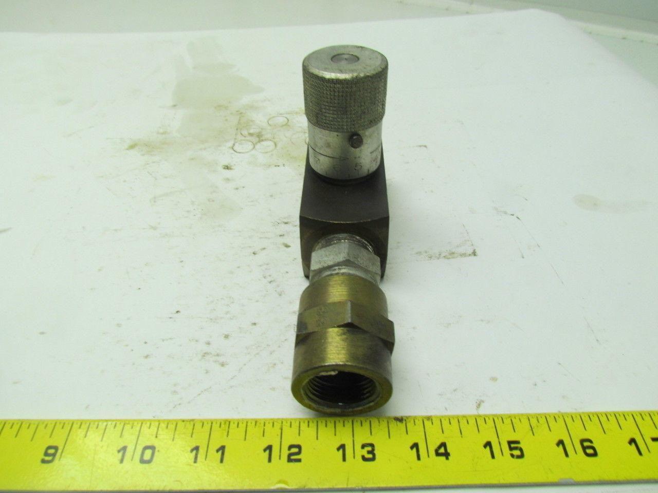 Parker N1200B-11KM Needle valve 25GPM 3/4"NPTF 2000PSI