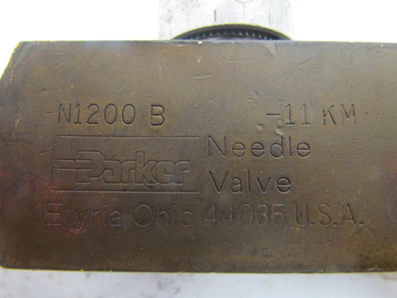 Parker N1200B-11KM Needle valve 25GPM 3/4"NPTF 2000PSI