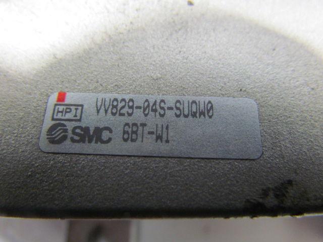 SMC VV829-04S-SUQW06BT-W1 Pneumatic valve manifold block 3/4"NPT ports 8 station