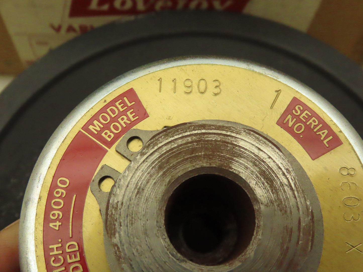 Lovejoy 11903 1" Bore Spring Loaded Variable Speed Pulley NIB