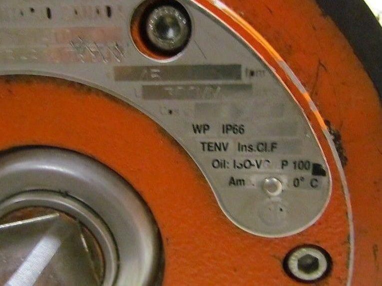 Van Der Graaf Motorized Pulley Drum Motor TM150B-834 .34hp 440v 6"x12"