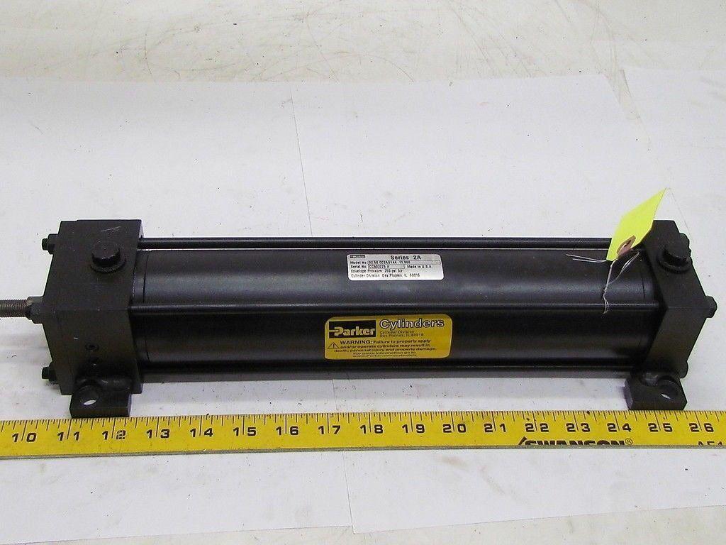 Parker 02.50 CC2A414A 11.000 Pneumatic Air Cylinder 2 1/2"Bore 11"Stroke 2A Ser