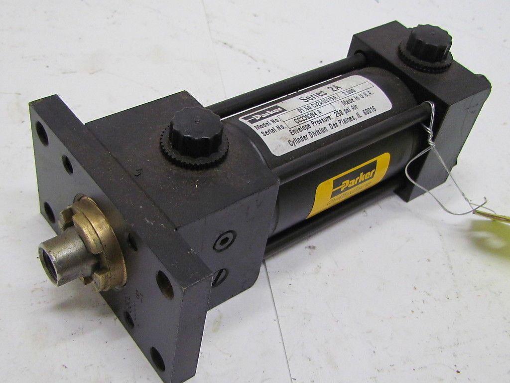 Parker 01.50 CJ2UV19A 2.000 Pneumatic Air Cylinder 1 1/2"Bore 2"Stroke 2A Ser