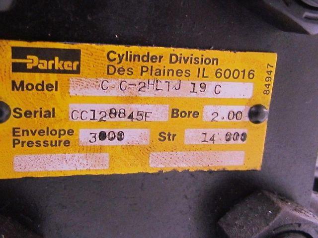 Parker 02.00 CC2HLTJ19C 14.000 Hydraulic Cylinder 2" Bore