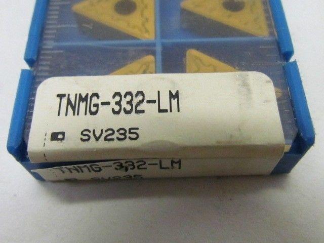 Valenite Spectrosystem TNMG-332-LM SV235 I.S.O.# TNMG 160408 Carbide Insert 10pc
