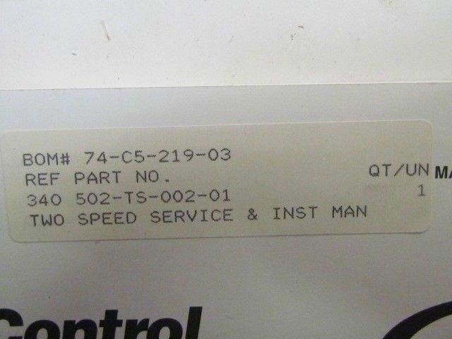 Rebuild Kit for Force Control 503-TS-001-02 Two Speed Drive Bearings Seal Clutch