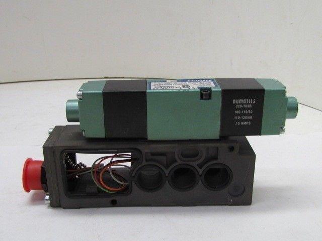 Numatics 072SS415K015W30 120v Pneumatic Solenoid Valve NEW