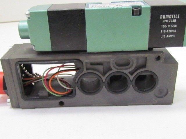 Numatics 072SS415K015W30 120v Pneumatic Solenoid Valve NEW