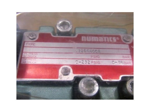 Numatics 122SS400S Solenoid 120vac Valve NEW