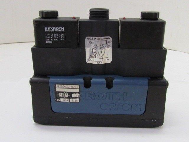 Rexroth Ceram GS-20052-0707 110VAC Pneumatic Solenoid Valve