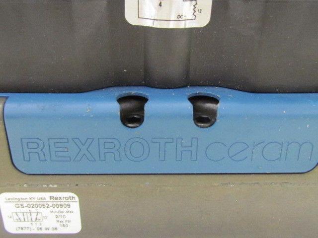 Rexroth Ceram GS-020052-00909 24VDC Pneumatic Solenoid Valve