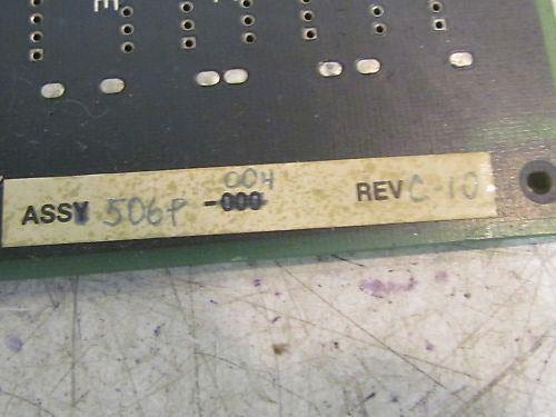 Gould Modicon Schneider Automation AS-506P-004 Board