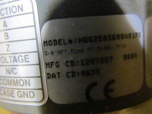 Danaher Controls HR62503600A01ps Rotary Encoder NIB
