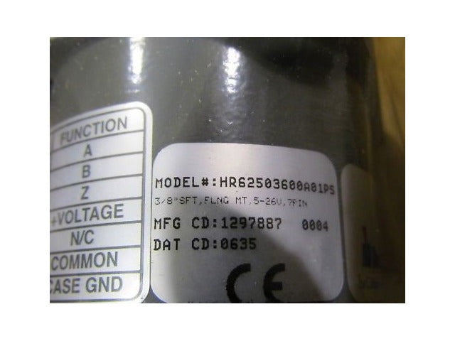Danaher Controls HR62503600A01ps Rotary Encoder NIB