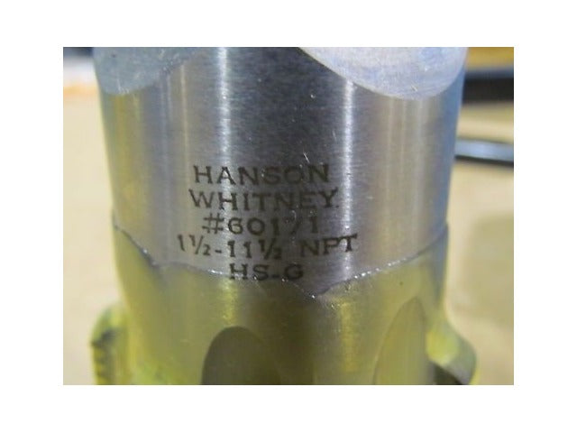 Hanson Whitney 1 1/2"NPT 7 Flute Tapered Pipetap USA