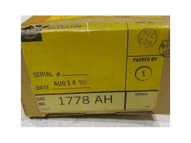 A-B Allen Bradley 1778AH I/O Rack NIB