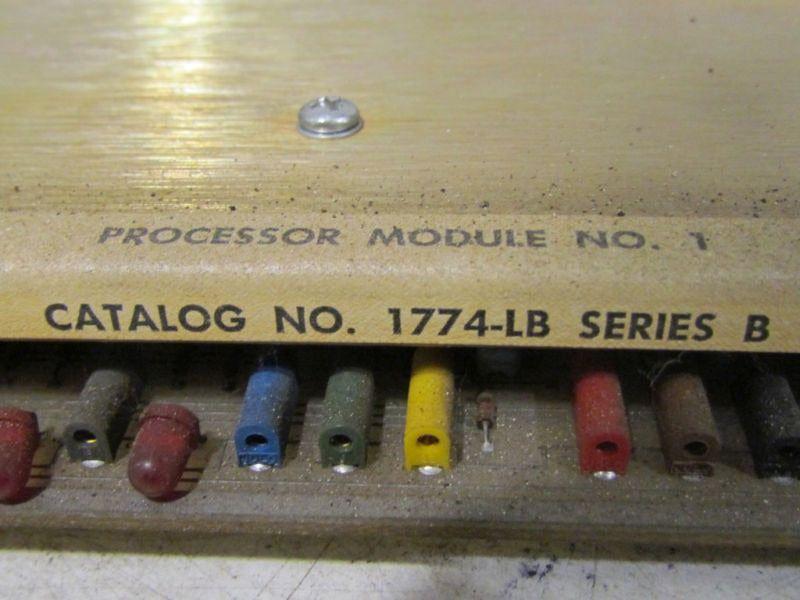 A-B Allen Bradley 1774-LB Ser B Processor Module