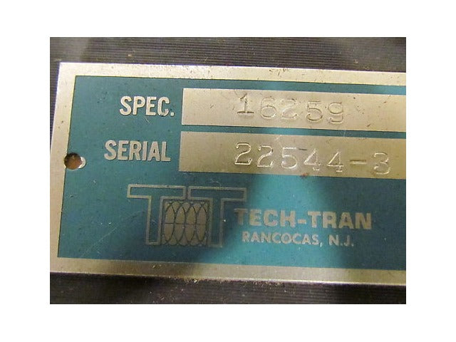 Tech-Tran Transformer 16259 22544-3 NEW