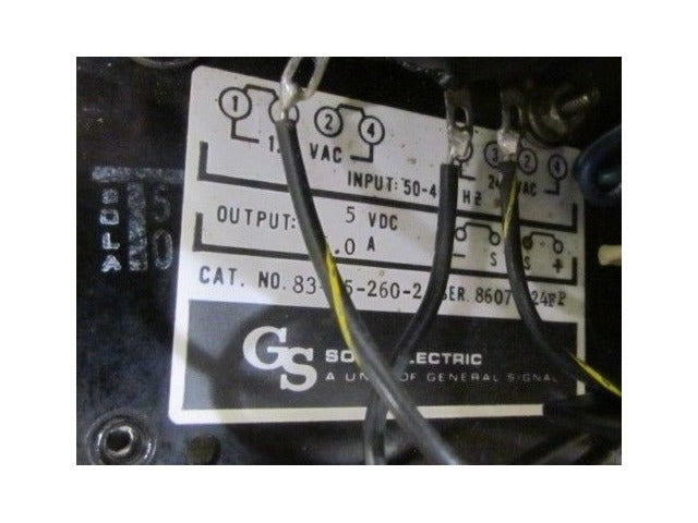 Sola Electric 83-05-260-2 5VDG Power Supply