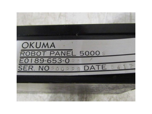 Okuma E0189-653-025 Teach Pendant Robot Control Panel 5000S