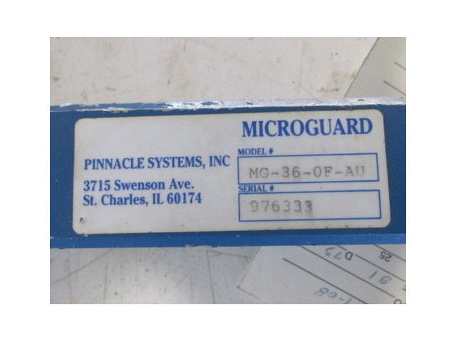 Pinnacle Microguard 36" Light Curtain Emitter Tested OK