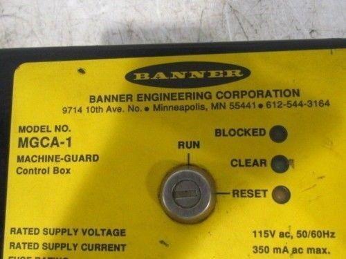 Banner MGCA-1 Machine-Guard Control Box Light Curtain