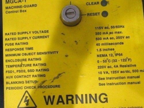 Banner MGCA-1 Machine-Guard Control Box Light Curtain