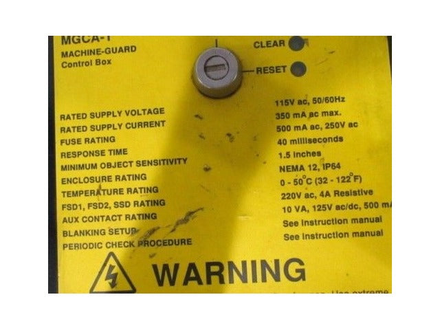 Banner MGCA-1 Machine-Guard Control Box Light Curtain