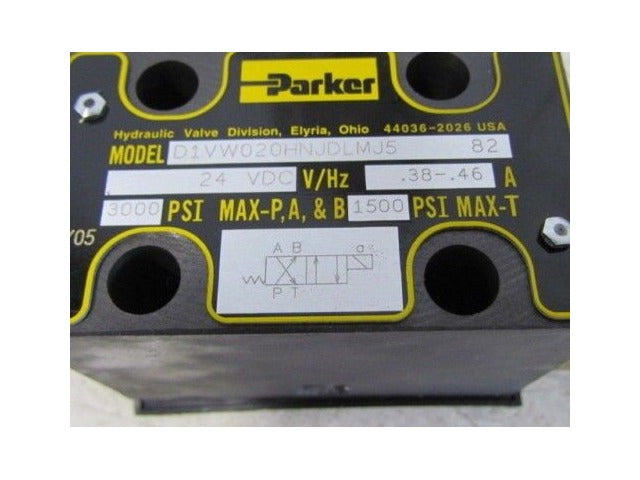 Parker D1VW020HNJDLMJ5-82 Hydraulic Valve