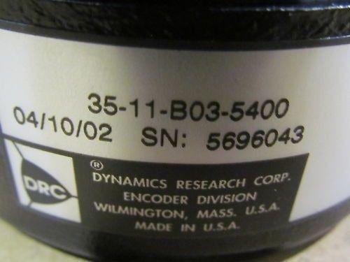 DRC Dynamics Research 35-11-B03-5400 Rotary Encoder NIB