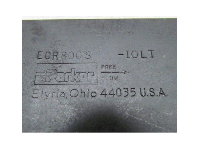 Parker ECR800S-10LT Adjustable Check Valve 1/2" NPT NEW